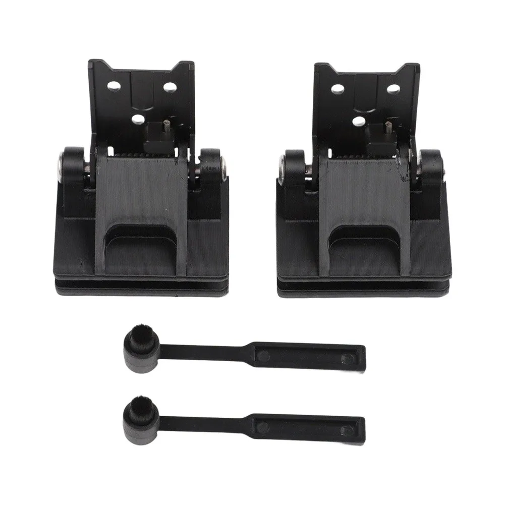 A Set Dust Cover Hinge Turntable Parts For PS-11 For PS-22, For P-200 For RW777 Record Player Dust Cover Hinge Set