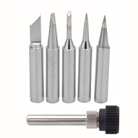 5PCS 900M-T Lead-Free Soldering Iron Tip+Iron Casing   For AOYUE HAKKO SAIKE ATTEN YIHUA 8586 Soldering Station