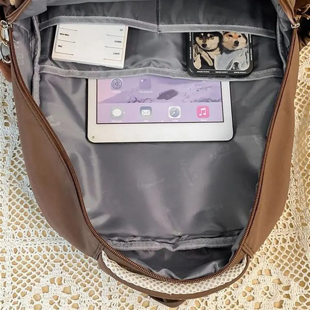 Cute Capybara Schoolbag Adjustable Strap Large Capacity Shoulders Bag Waterproof Computer Bag Student