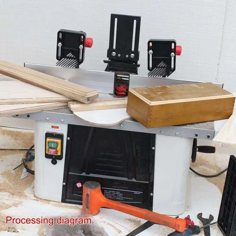 Multifunctional Industrial Wood Planer Machine Multipurpose Thicknesser And Woodworking Wood Planer Machine