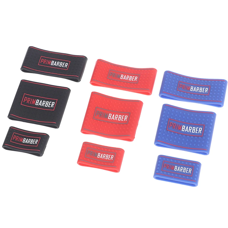3 Teile/satz Rutschfeste Barber Clipper Grip Bands Hülse Haar Clipper Halter Abdeckung