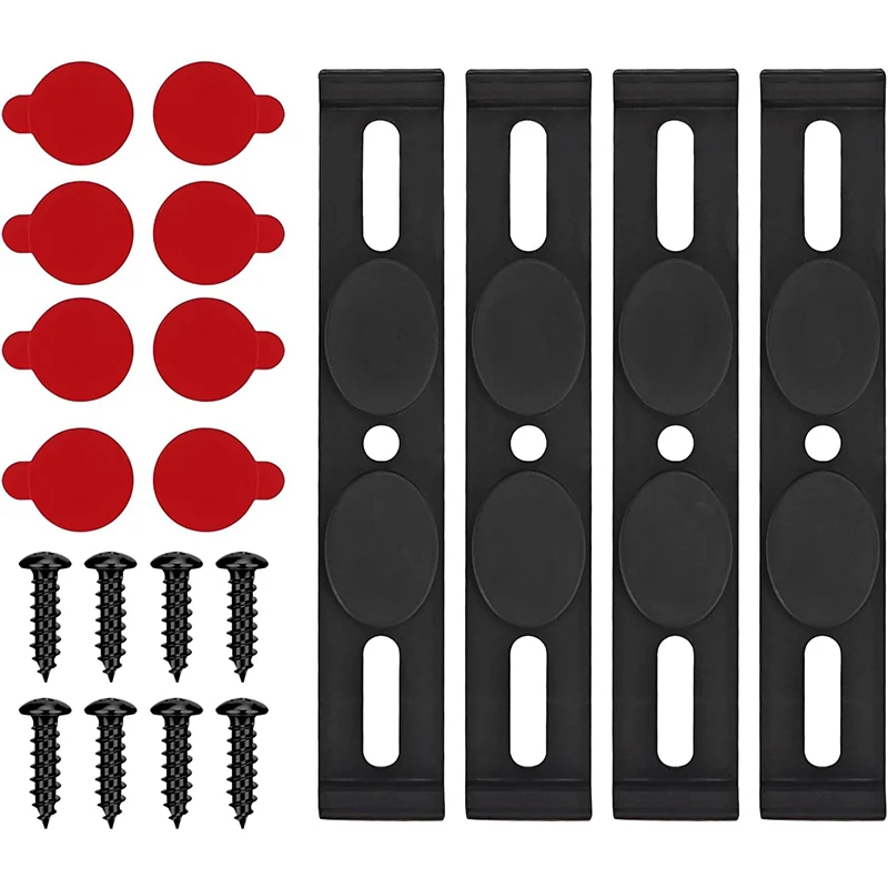 4X License Plate Holder Frameless Universal Number Plate Holder Weatherproof Invisible For All Vehicles And Models