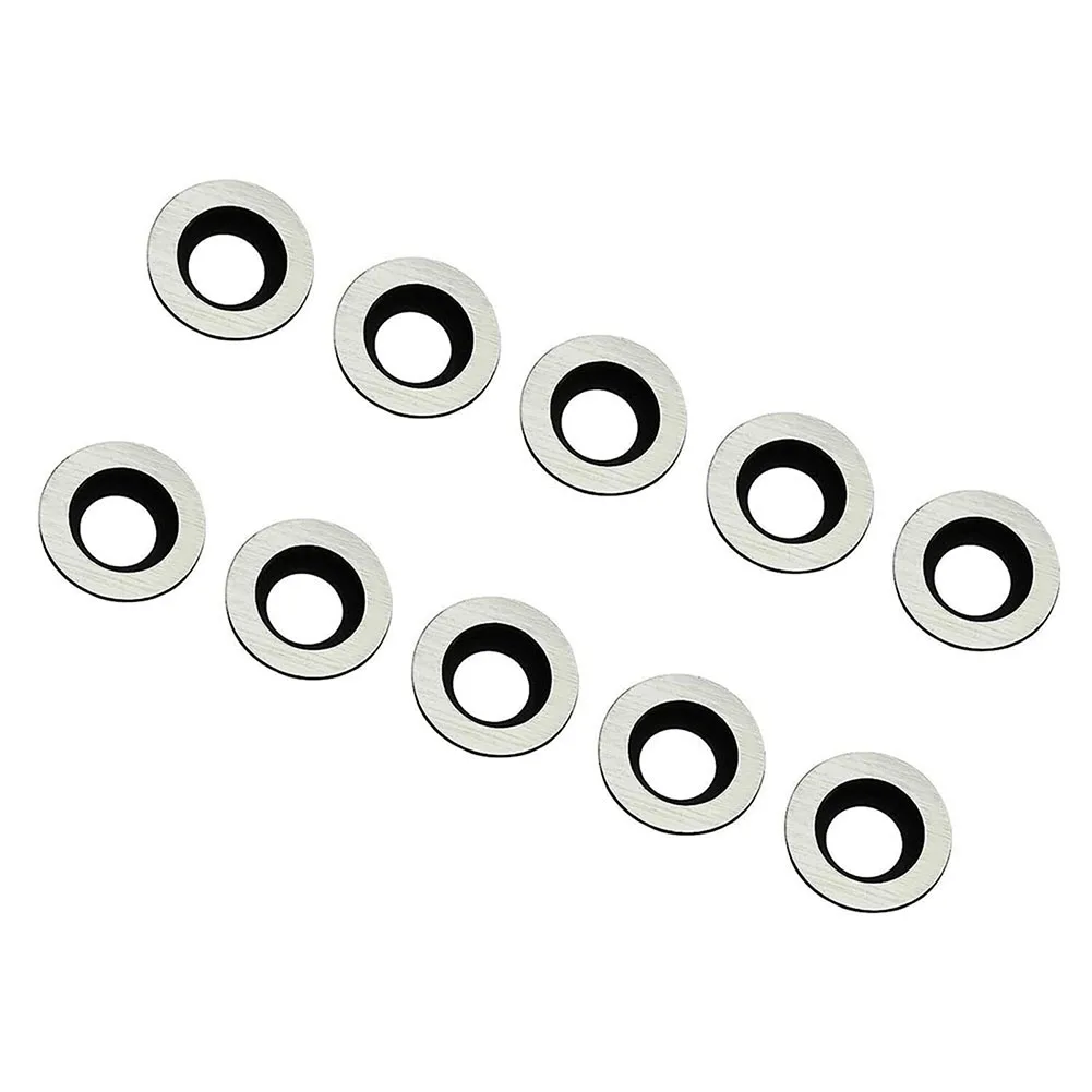 10PCS 8 9mm Round Carbide Inserts Ci5 for Woodturning Tools Indexable Replacement Cutters for Optimal Performance