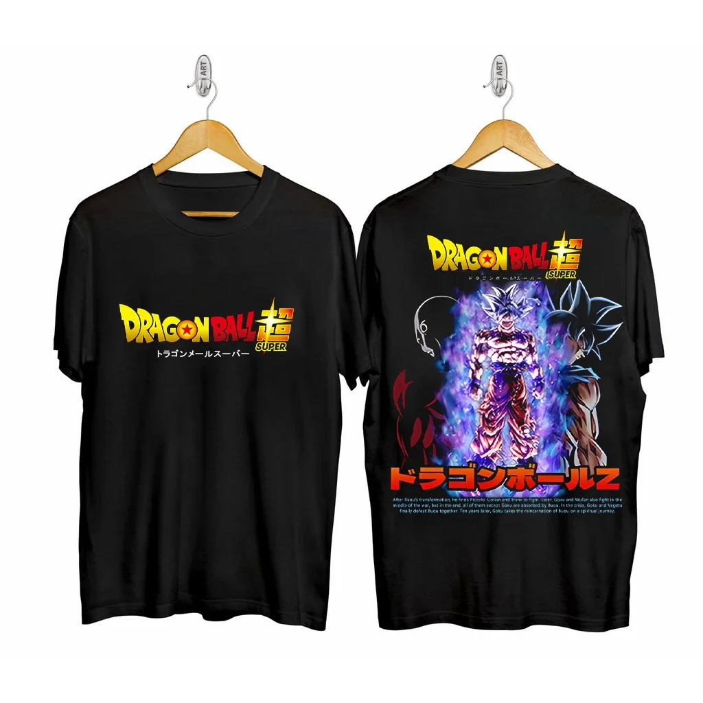 

Летняя футболка оверсайз 2026 с принтом Dragon Ball Super Goku Ultra Instinct, 100% хлопок, для мужчин и женщин, повседневная, свободного кроя, в стиле аниме, уличная одежда