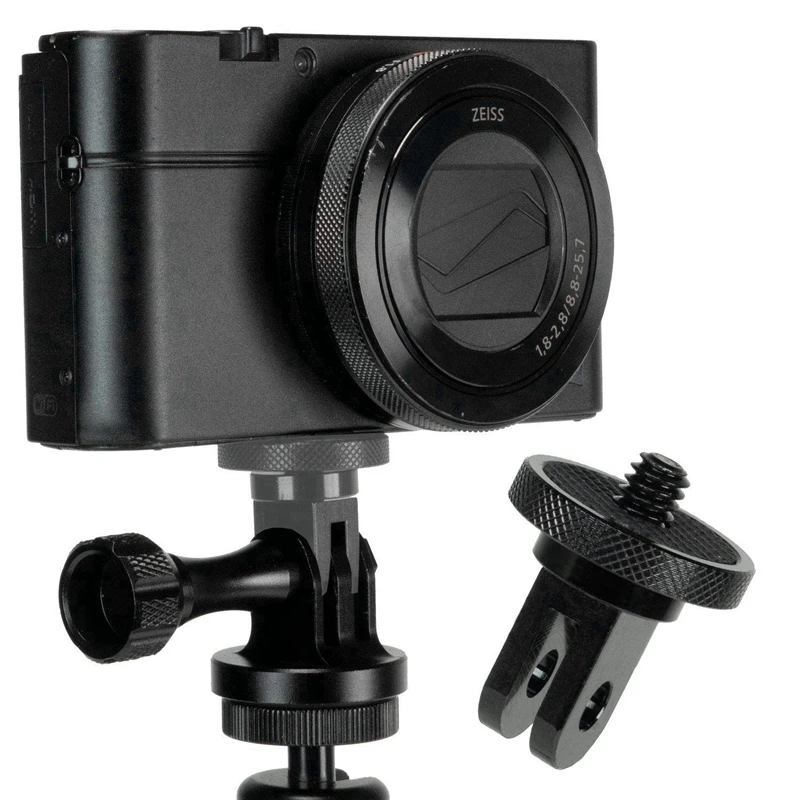 2X Camera Mount Adapter For Gopro Ecosystem - ¼-20 Conversion Adapter For Gopro Mounting System