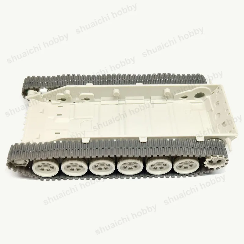 1Set 1/72 T-72B3M Modello di pista del serbatoio per MENG 72-007 Collegamenti in resina stampati in 3D integrati Fari in miniatura Accessori non colorati