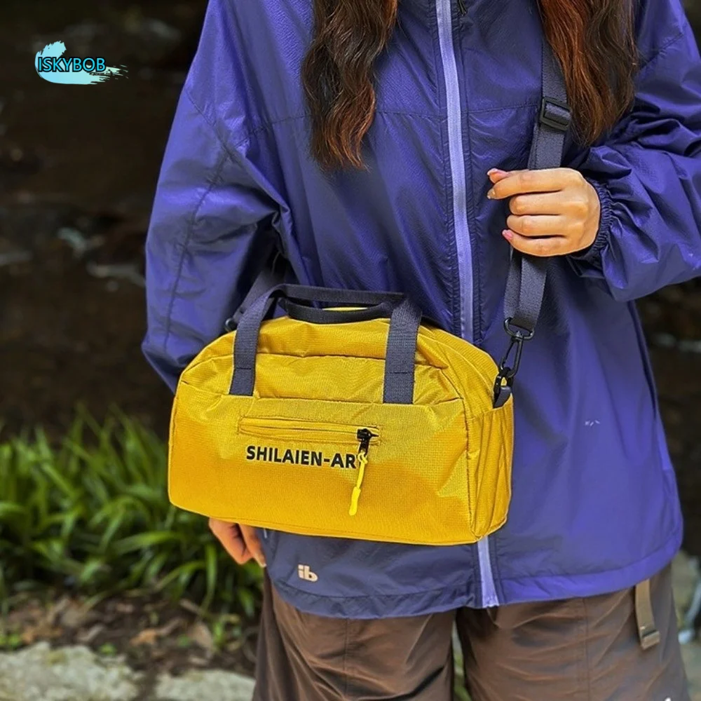 

Fashion Polyester Travel Crossbody Bag Lightweight Solid Color Single Shoulder Bag High-capacity Handbag Messenger Bag Daily