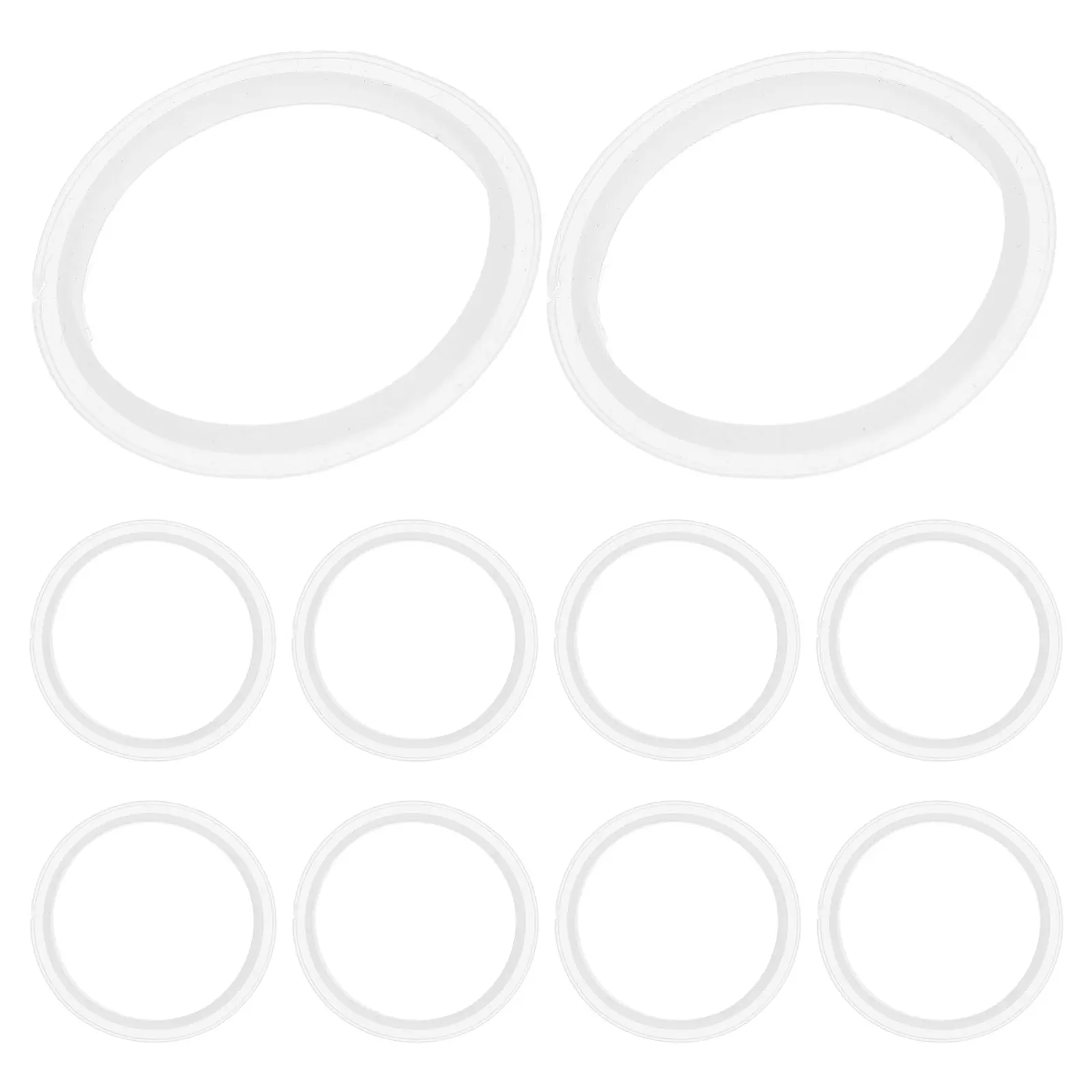 

10pcs Silicone Sealing Washers Universal Tub Drain Gasket For Bathroom Kitchen Sink Basin Mounting Ring Plumbing Fixtures