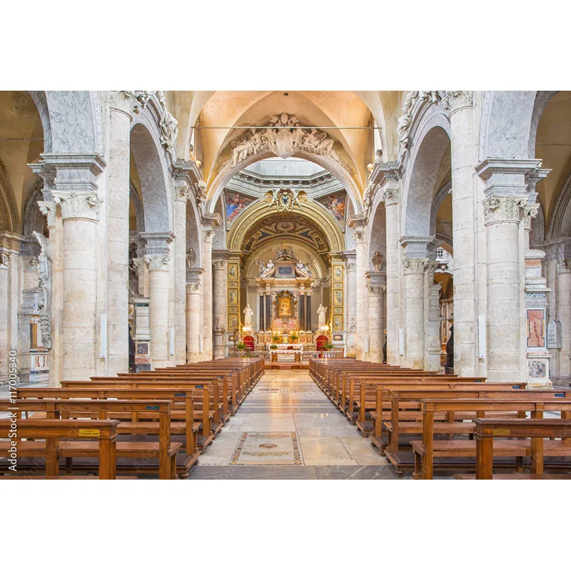 NITREE Auditorium European Style Church Photography Backdrop  Architecture Zagreb Cathedral Photo Studio Background JT-18