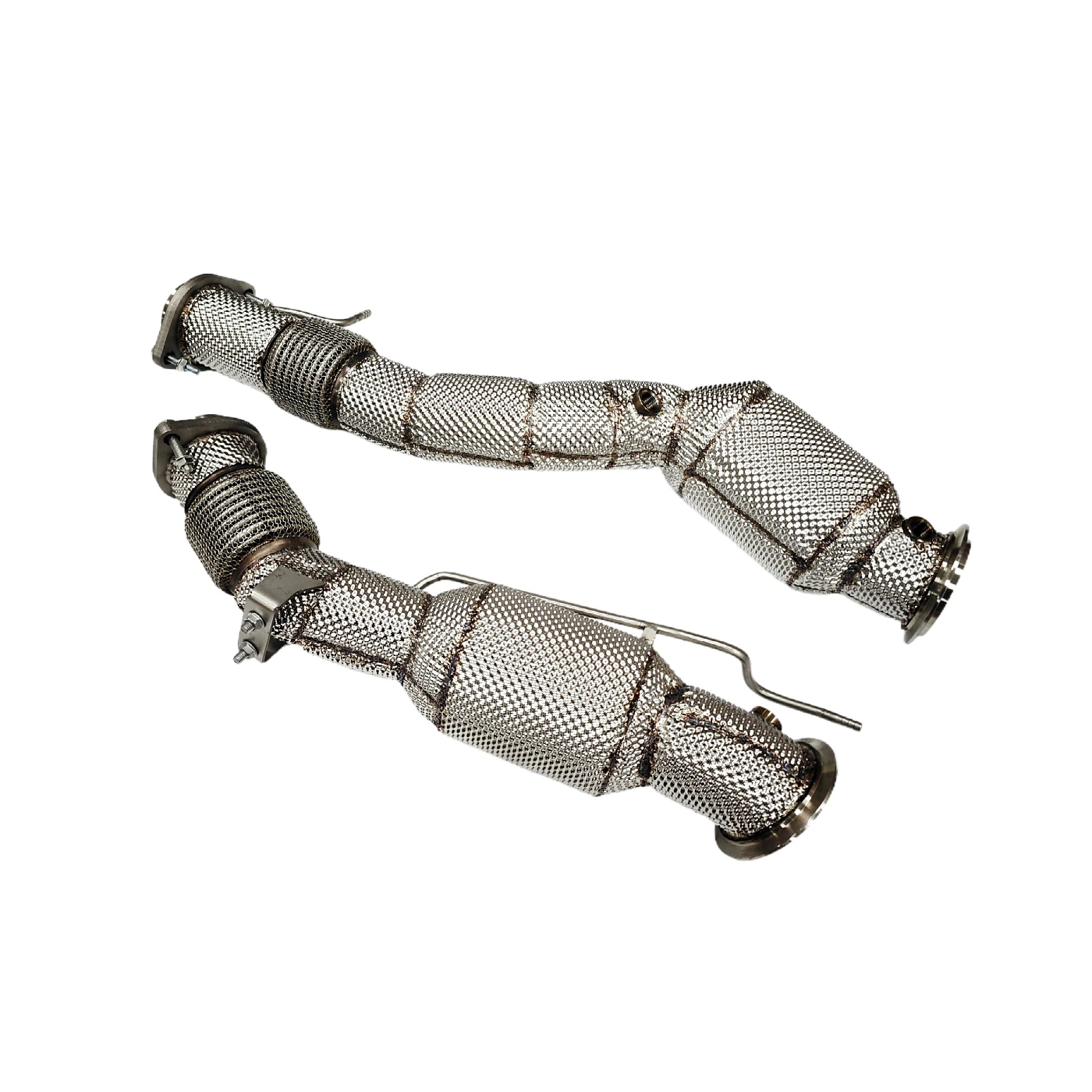 أنبوب سفلي حراري 200 خلية لسيارة BMW X3M X4M F85 F96 S58 النازل