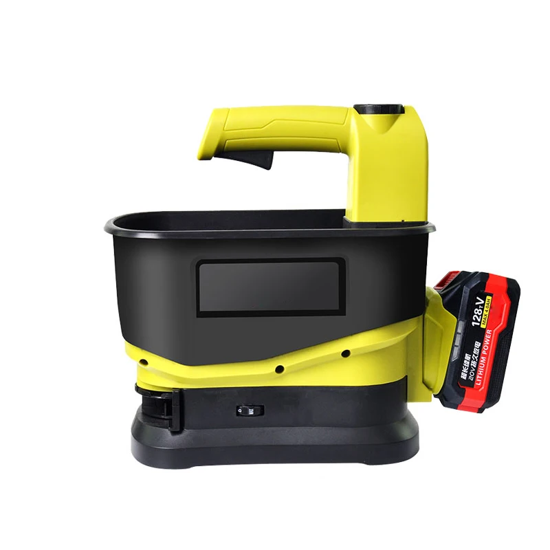 Salt Spreader Handheld 5.5L Hopper for Lawn Grass Seed Fertilizer Rock Salt Ice Melt Year-Round Tool​​ Fit Makita 20v Battery