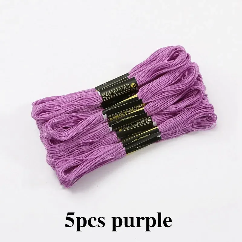 5/8/50/100 Stück Mix Farben Stickgarn Baumwolle Nähen Stränge Regenbogen Baumwolle & Seide Stickgarne für DIY Armbandherstellung
