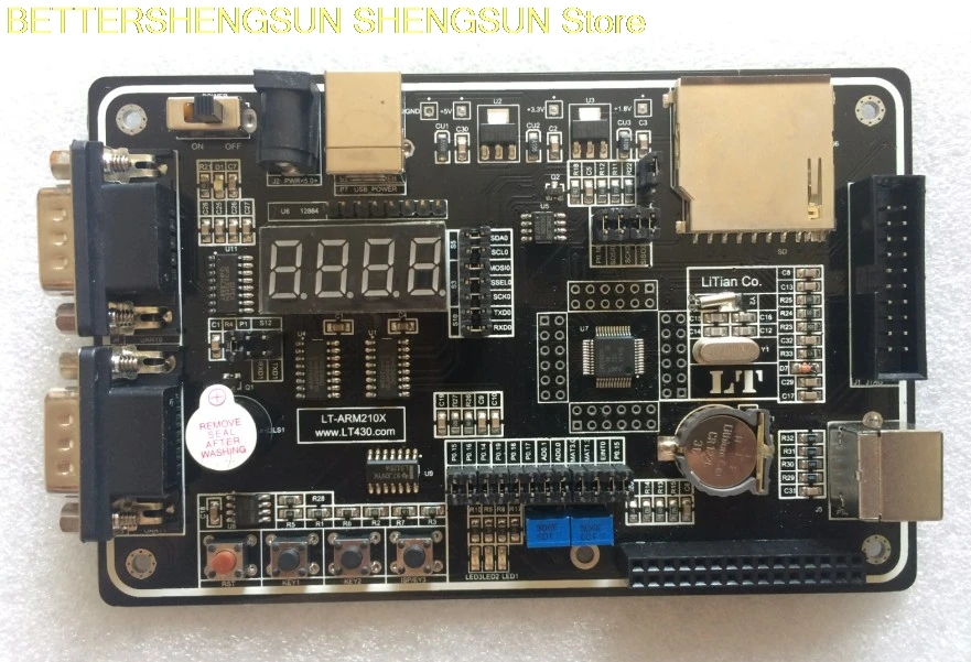 

7 board LPC2103 learning board to send supporting video LCD12864 easy2103