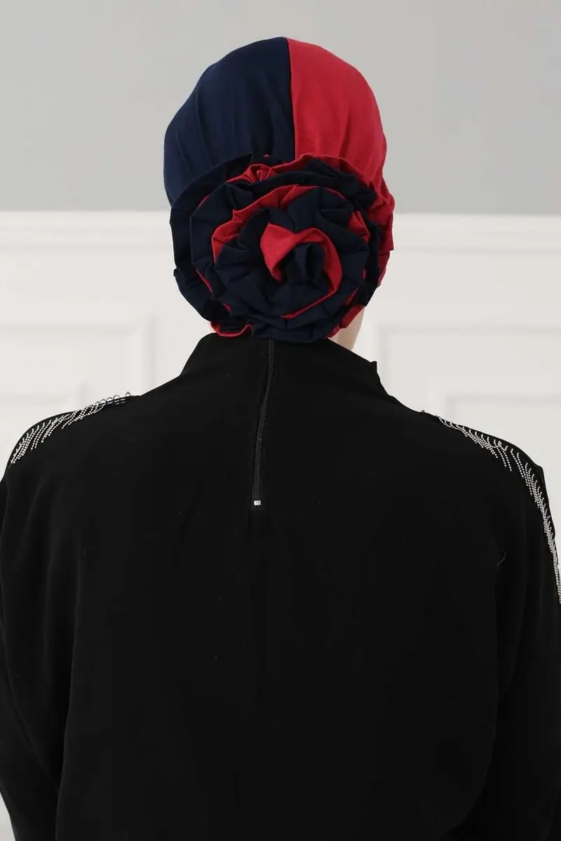 Duplo cor rosa osso borgonha