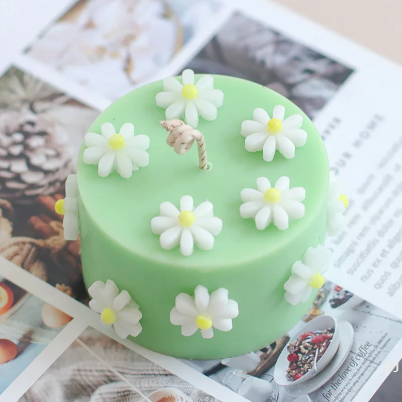 

Силиконовая форма для мыла в виде подсолнуха, мини-форма для ароматических свечей, для декора своими руками