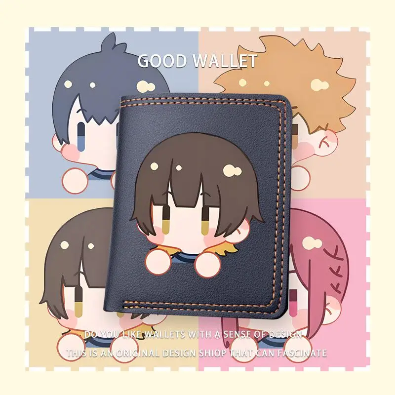 2025 Jogo Anime BLUE LOCK Cos Kunigami Rensuk Reo Mikage Chigiri Hyoma etc. Bolsa de moedas japonesa unissex com estampa versão Q Prezzie