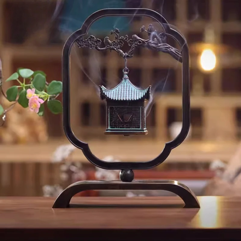 Modern Chinese Incense Burner Vintage Vertical Luxury Aroma Incense Burner Small Accessories Soporte Incienso Home Fragrance