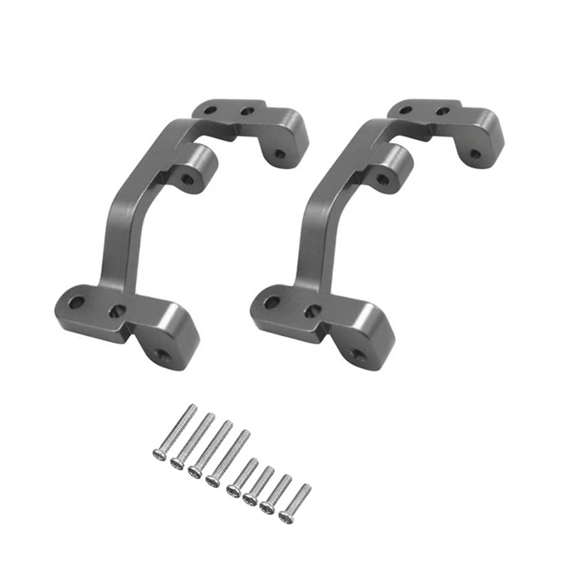 1 set di ingranaggi in metallo con motore 370 per scatola ingranaggi per cambio velocità WPL e 1 set di sedili con base per tirante in metallo per auto RC
