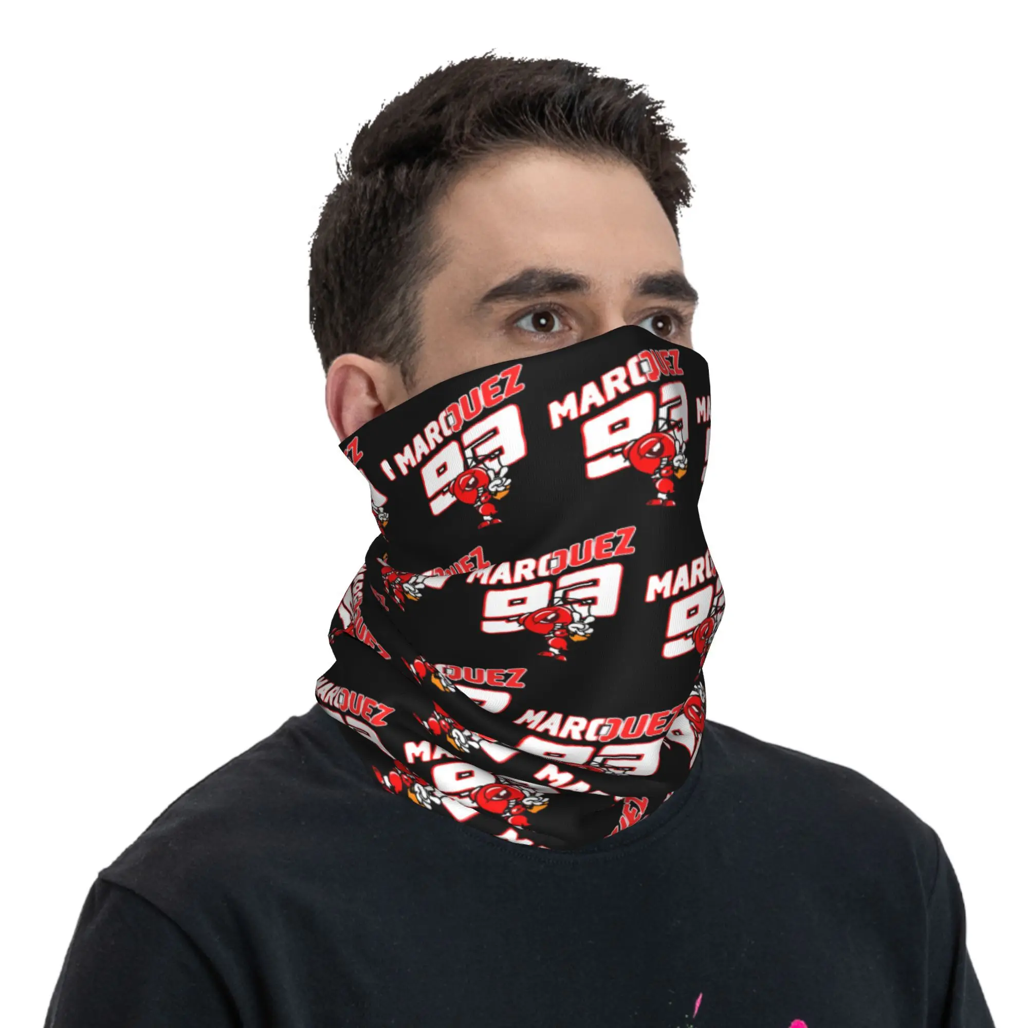 مخصص 93 M-Marcs محركات السيارات الشتاء عقال الرقبة أدفأ النساء الرجال التنزه التخييم وشاح أنبوبي الوجه باندانا الجراب