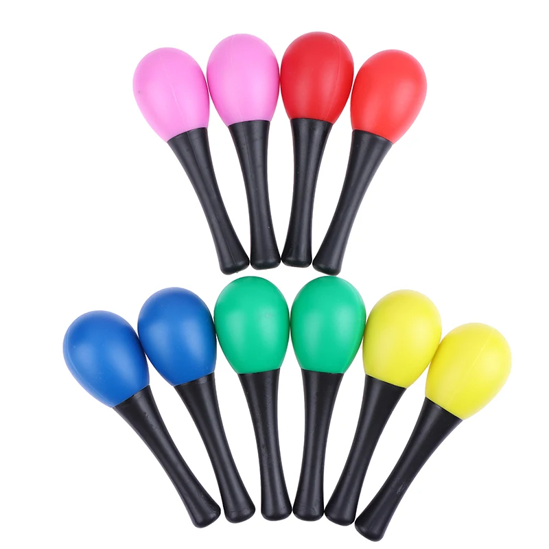 Picture 3: 2Pcs Musical Instruments Toys For School Percussion Event Plastic Maracas Sand Hammer Rattle Shaker PercussionAcc