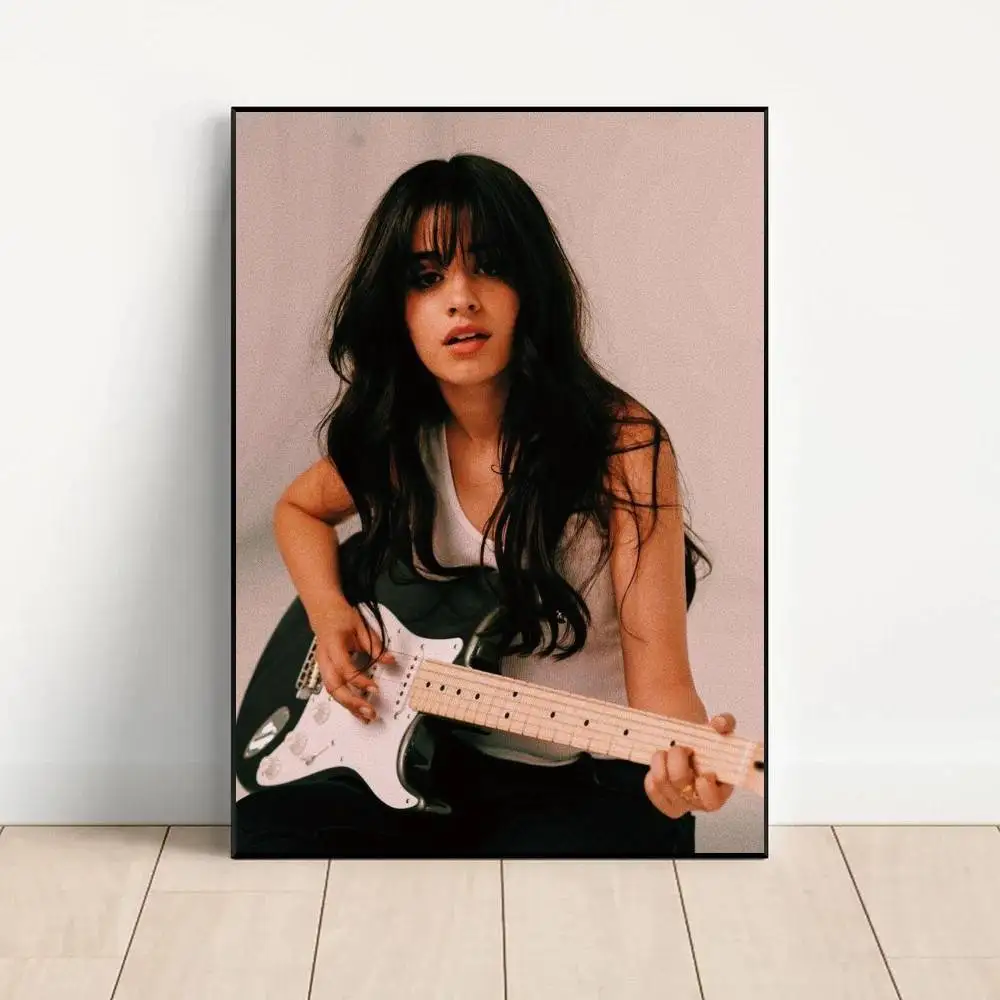 C-Camila Singer C-Cabello Poster HD Art Sticky Wall Waterproof Home Living Room Bar Decoration