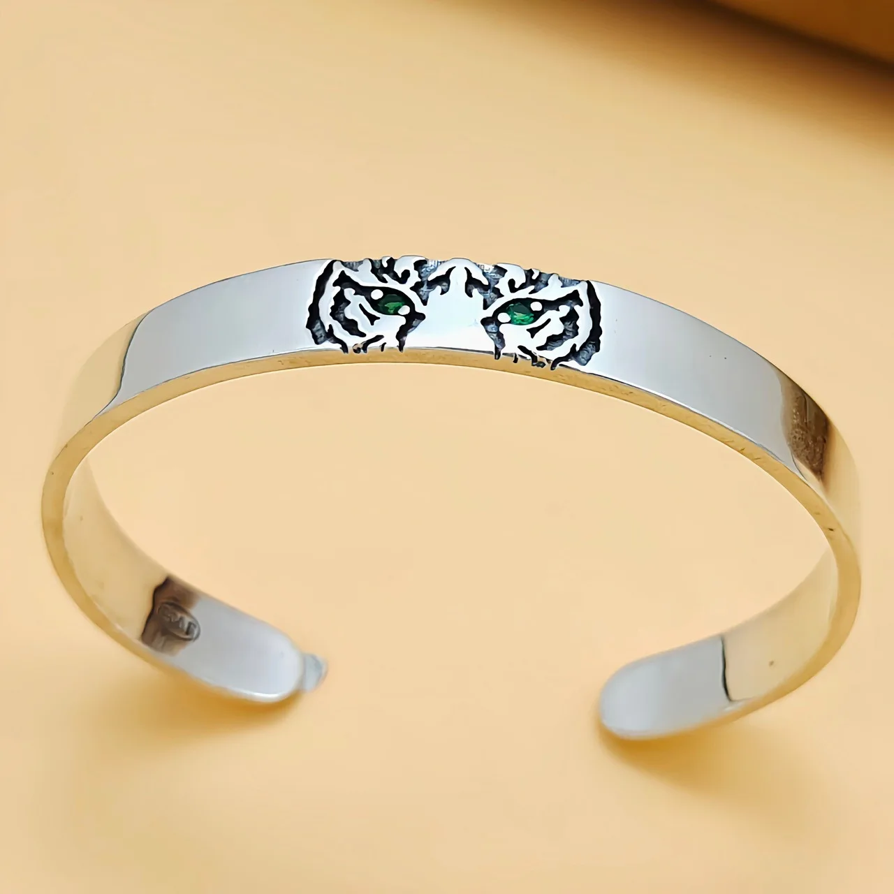 S925 sterling silver stylishretro tiger braceletniche style design couple bracelet young fashion jewelry