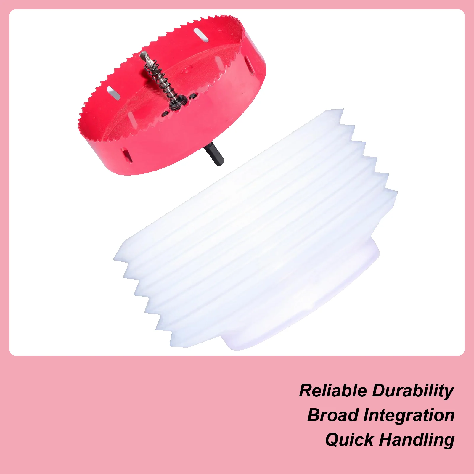 هول المنشار مجموعة وعاء الغبار للحفر دائرة مثقاب الخشب لثقوب لحفر الخشب السقف دريوال الجص الألياف المنزلية #1