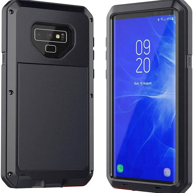 

Прочный металлический противоударный чехол для SAMSUNG Galaxy Note 20 10 9 8 S23 S22Ultra S21 S20 S10, защитный чехол для всего тела военного класса