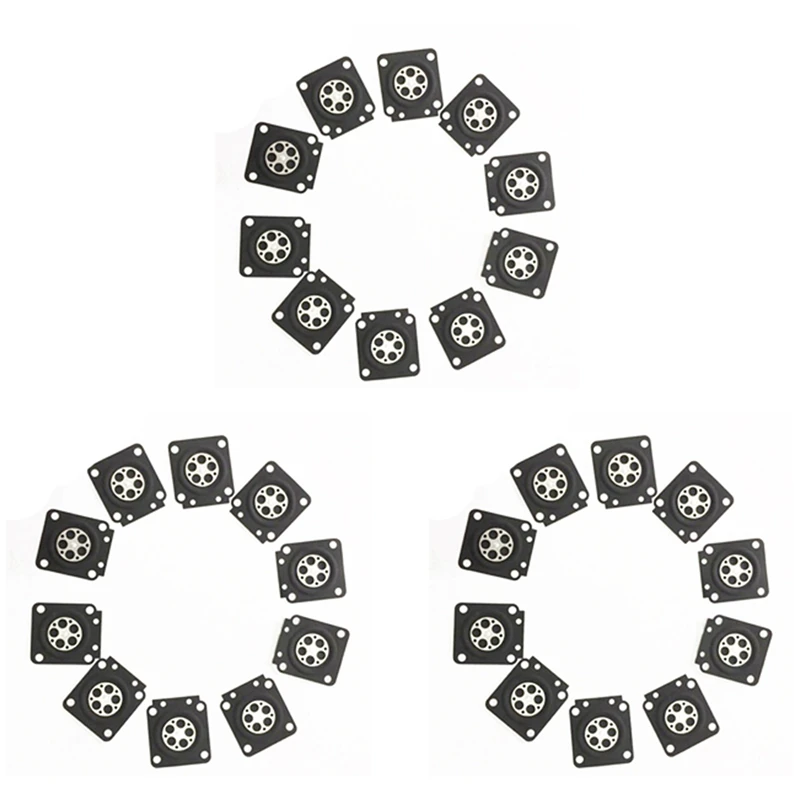 60Pcs/Lot For Zama 180 Metering Diaphragm Membrances Gasket Parts For Zama180 192 Carburetor Repair Kit