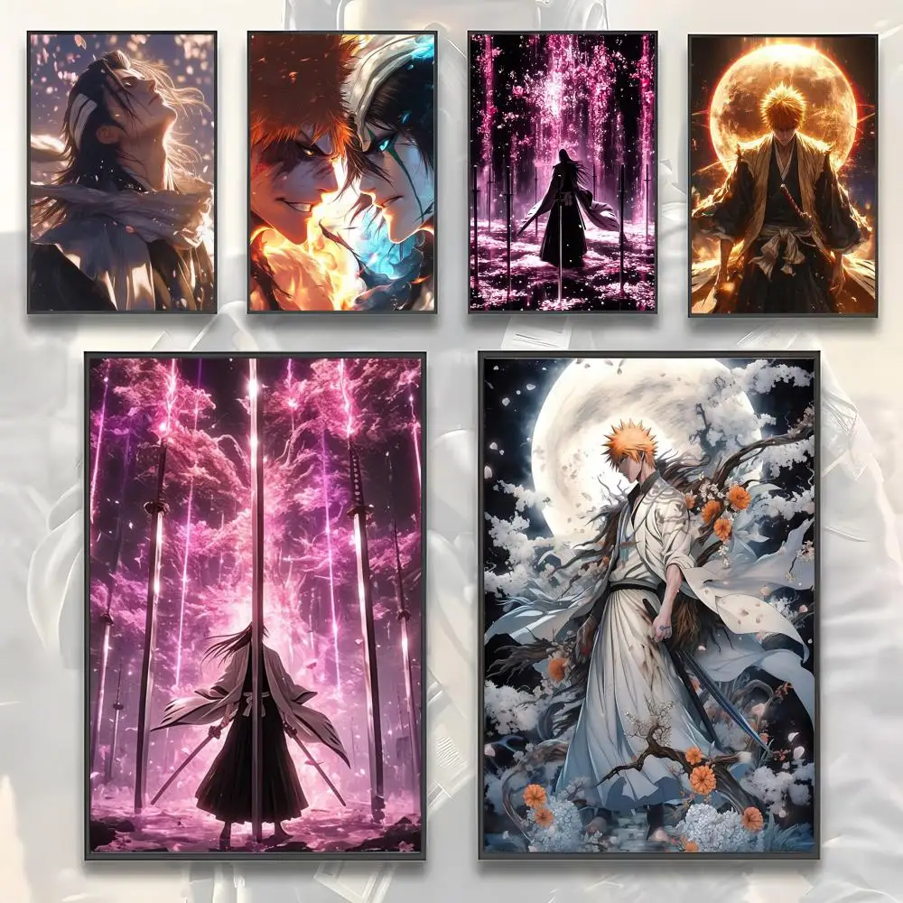 B-Bleach R-Rukia Hot Anime Poster Premium PP Wall Decal - Pe