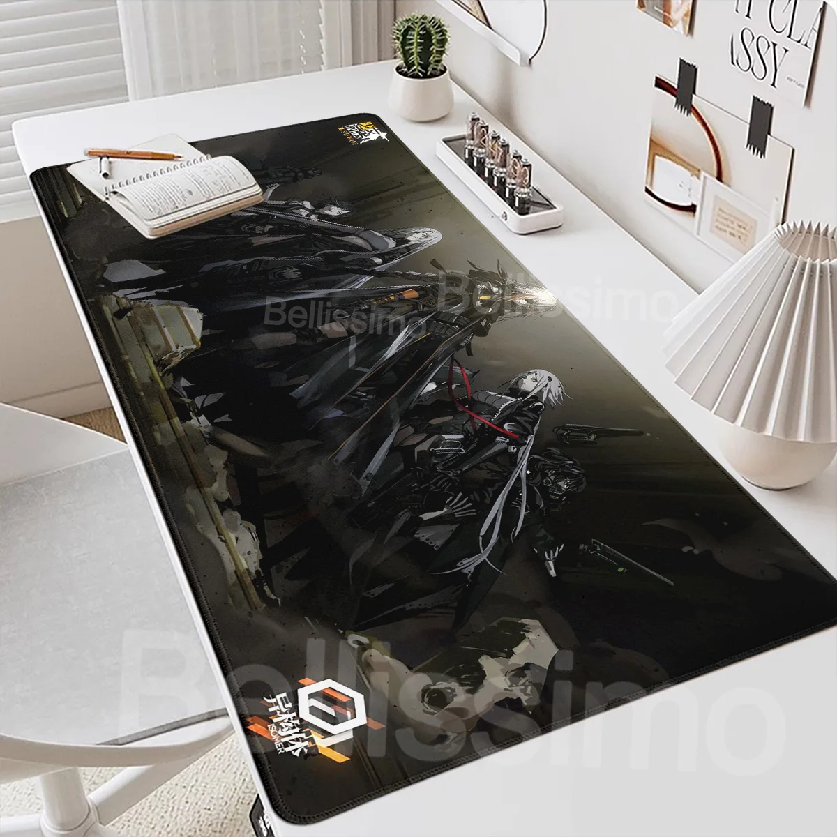 

900x400PC Anime Girl Frontline Large Game Player Mouse Pad Rubber Non-slip Keyboard Desktop Pad XXL Office Accessories Mouse Pad