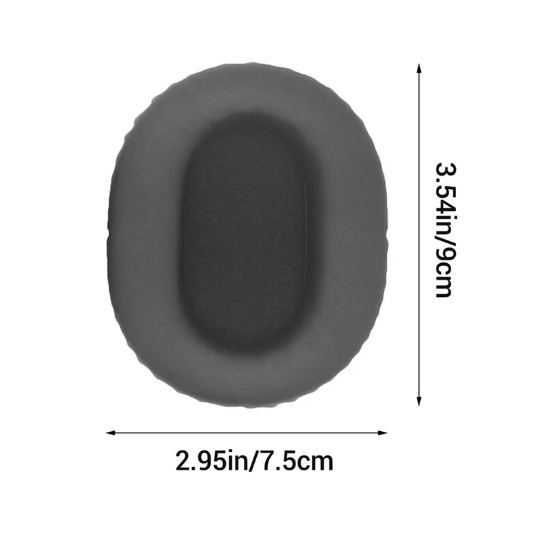 A57G-1 Pair of Headphone Covers for WH-CH710N Headphone Easily Replaced Headphone Protector Sleeves Buckle Earpads Black