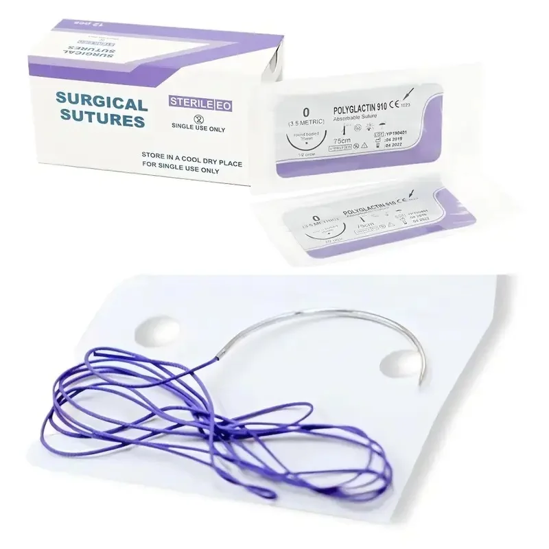 High Quality Absorbable Suture for Pets - Veterinary Use, Dissolvable Stitches for Cats & Dogs, Sterile Surgical Suture Material