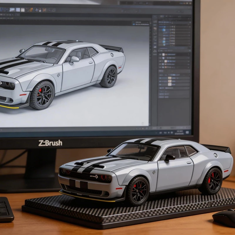

Машинка-игрушка 1:32 Red Eye Hellcat из сплава, модель «Глаз Дьявола», с функцией отката, звуком и светом, для декора интерьера, игрушка для мальчиков