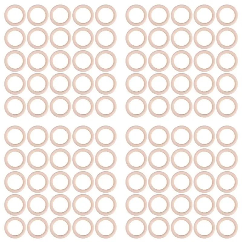 

EYFL-100 шт. натуральных деревянных колец 70 мм, необработанные, для макраме, деревянные круги для поделок, изготовления кольцевых подвесок и украшений