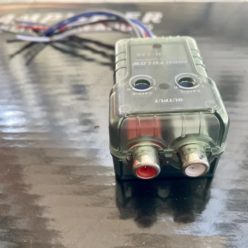 New Low Frequency Converter with Delay Function Power Amplifier Subwoofer Car Audio FH-108/FH128 High To Low