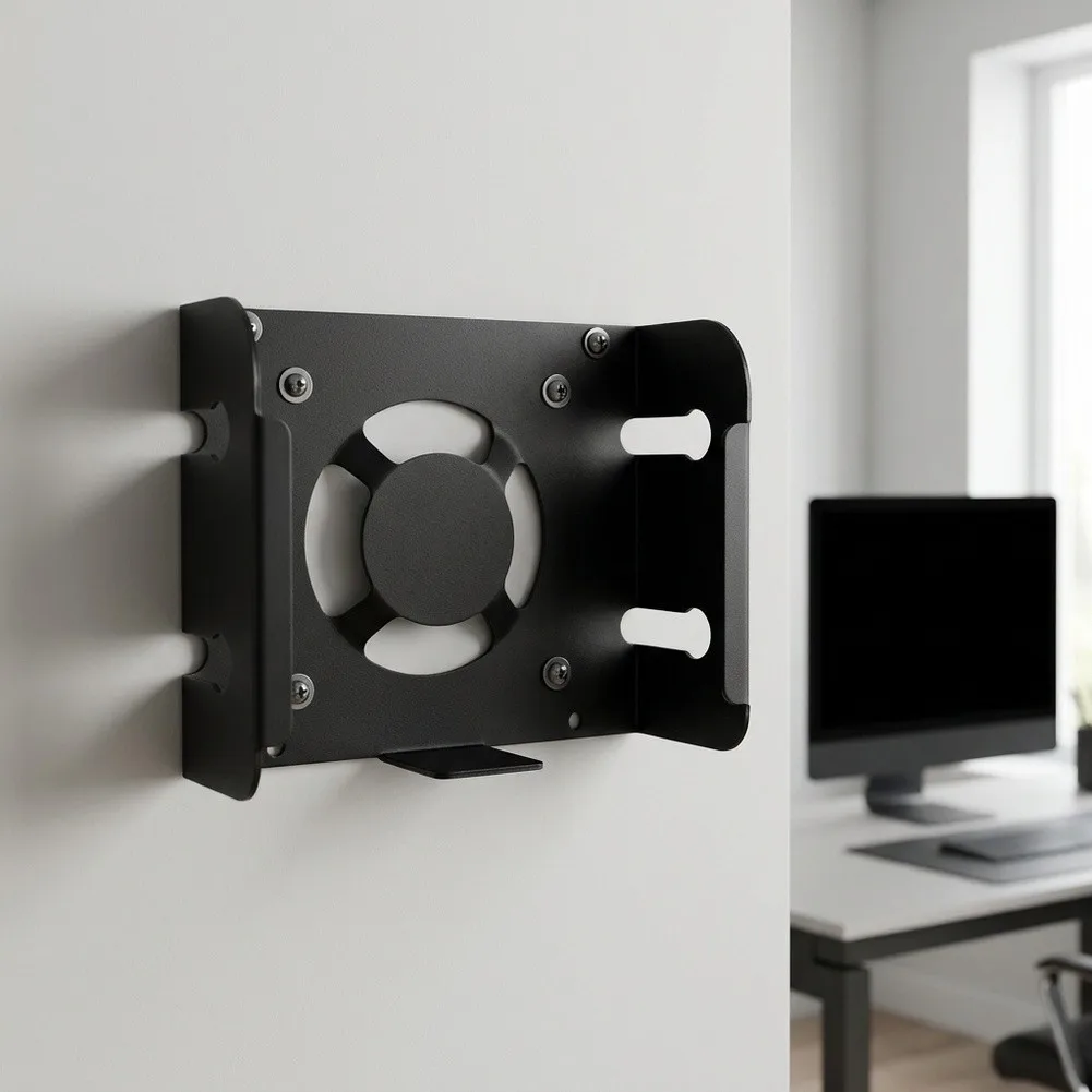 Wall Mount Bracket For Mac For M6 M5Pro Space-Saving Under Desk Computer Monitor Support Storage Rack Computer Accessories