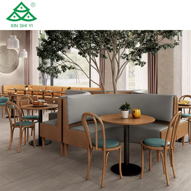 custom.Restaurant Furniture Set Cafe Shop Tables Modern Style Metal Base Restaurant Banquet Rectangular and Other Commercial Fur