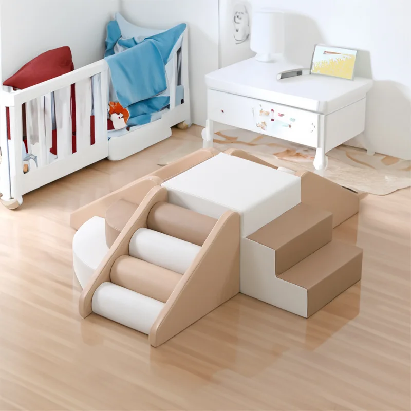 Baby sensory training climbing ladder, early education center soft climbing and sliding combination, baby staircase, indoor soft