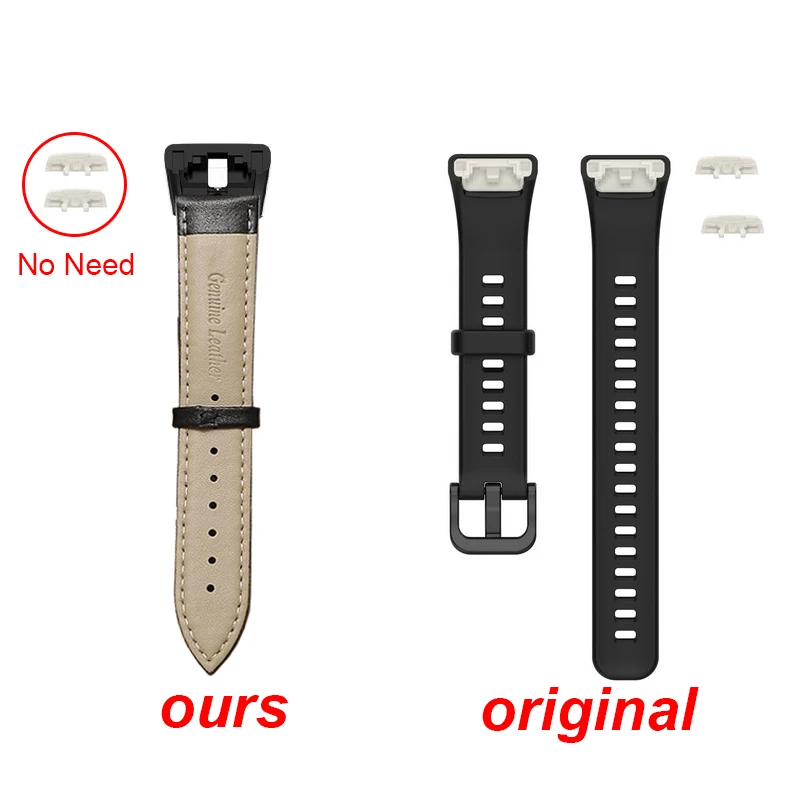 Essidi Leder Uhr Strap Für Huawei Band 6 6 Pro Frauen Männer Weiche Handgelenk Armband Band Correa Für Honor Band 6 ersatz