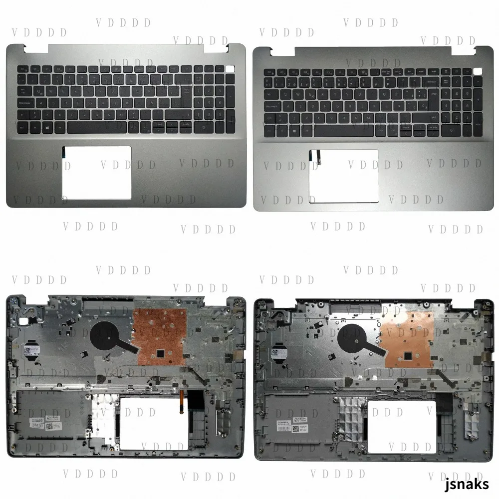 L... NEW FOR DELL Inspiron 15 5000 5593 Spanish/Latin Keyboard Upper Palmrest Cover