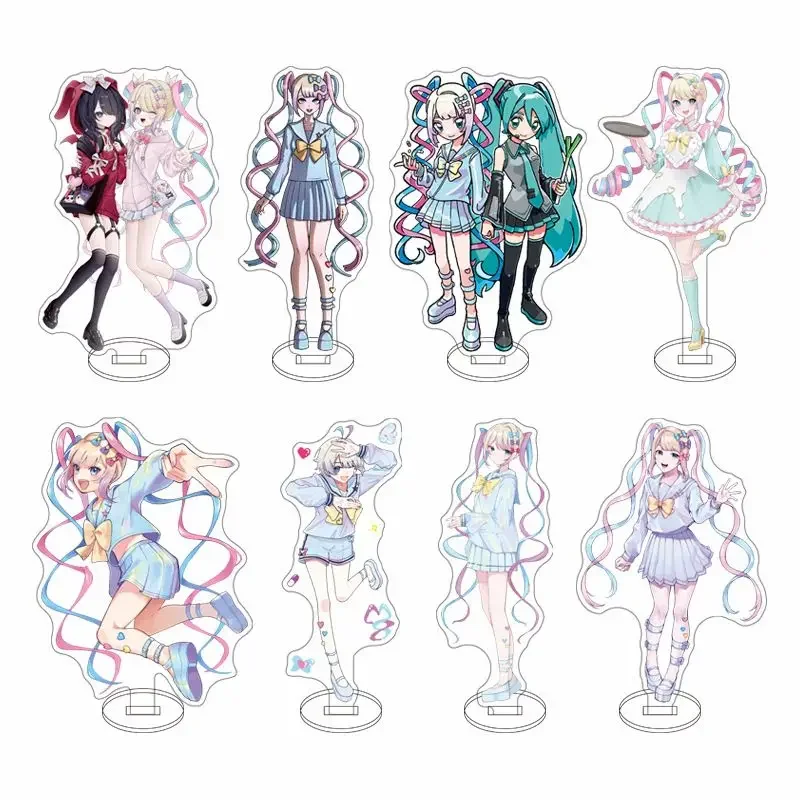 Needy Girl Overdose Acrylic Stand Up Sign Ornaments Kawaii Student Girl Figure Collect Desktop Ornaments Model Birthday Gift