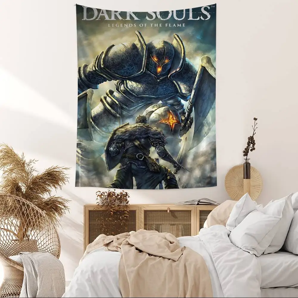 Game D-Dark S-Souls Colorful Tapestry Wall Hanging Cheap Hippie Wall Hanging Bohemian Tapestries Mandala Wall Hanging Sheets