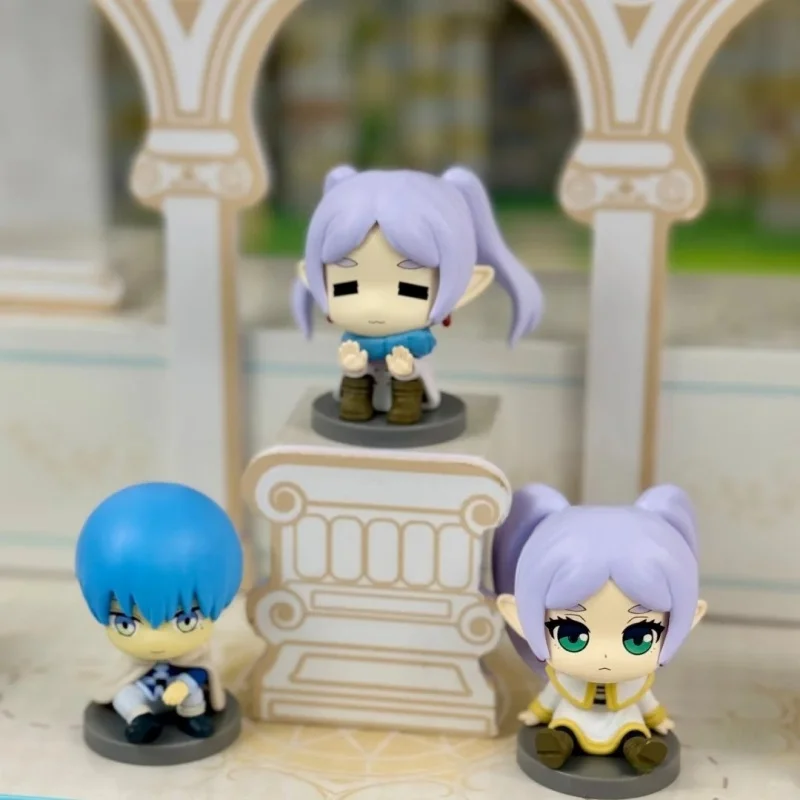 Nieuwe EAKI Echte Begrafenis Florian Zitten Serie Blind Box Q-Versie Pop Anime Figuren Model Desktop Ornament Speelgoed geschenken