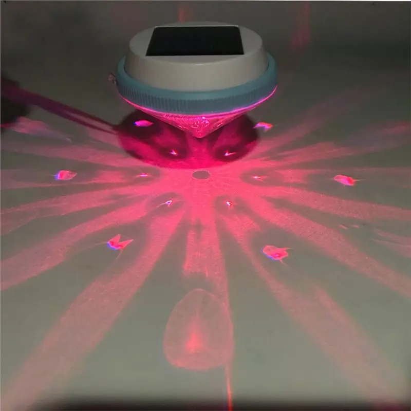 A20F-Solar Floating Pool Lighting 7 Colour Changing Light Waterproof Solar Pool Light For Pools Decoration Aquarium Light