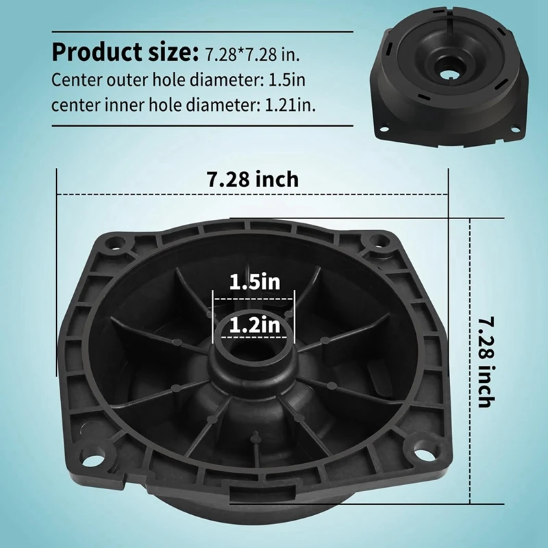 Dichtungsplatte Sandpumpen-Montageplatte Dichtungsplatte für SPX1600F5 SPX2600E5 SP1600X SP2600X VS-Serie