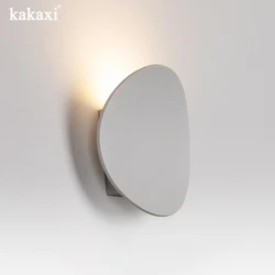 Nordic Simple Bedroom Bed Lamp Round Wall Lamp Outdoor Light Entrance Corridor Corridor Wall Waterproof Led Wall Lamp