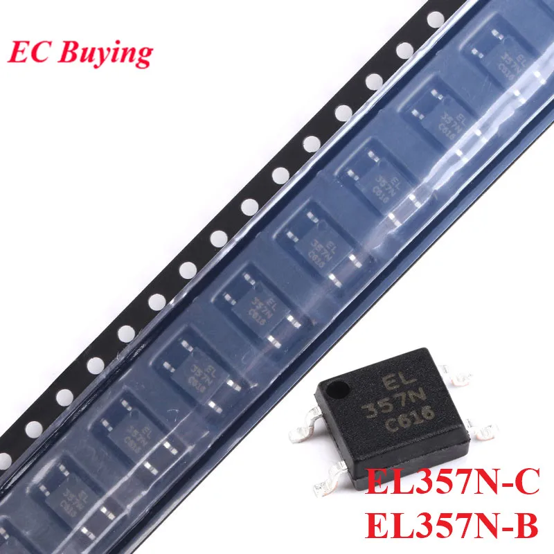 10pcs/lot EL357N EL357N-C EL357N-B EL357NC EL357NB EL357 357 SOP4 SOP4 Transistor Optocoupler IC Chi New Original