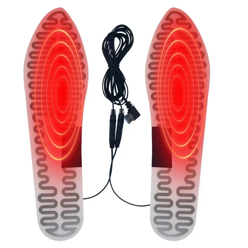 Electric Heating Insoles 5V Rechargeable Electric Heated Insoles Film For Men Rapid Heating For Outdoor Winters Hunting Fishing