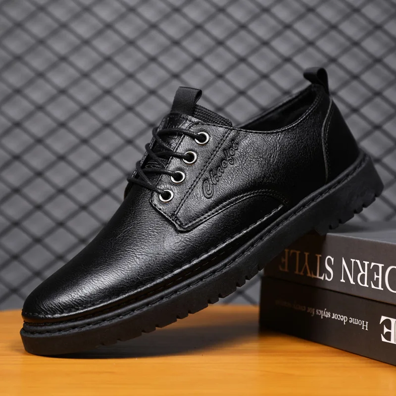 Men Leather Casual Shoes Men 2023 Summer Brand Comfortable Flat Shoes for Men Trendy Sneaker Men Oxfords Shoes